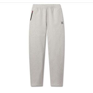 ASRV Heather Grey Men's Joggers with Subtle Logo